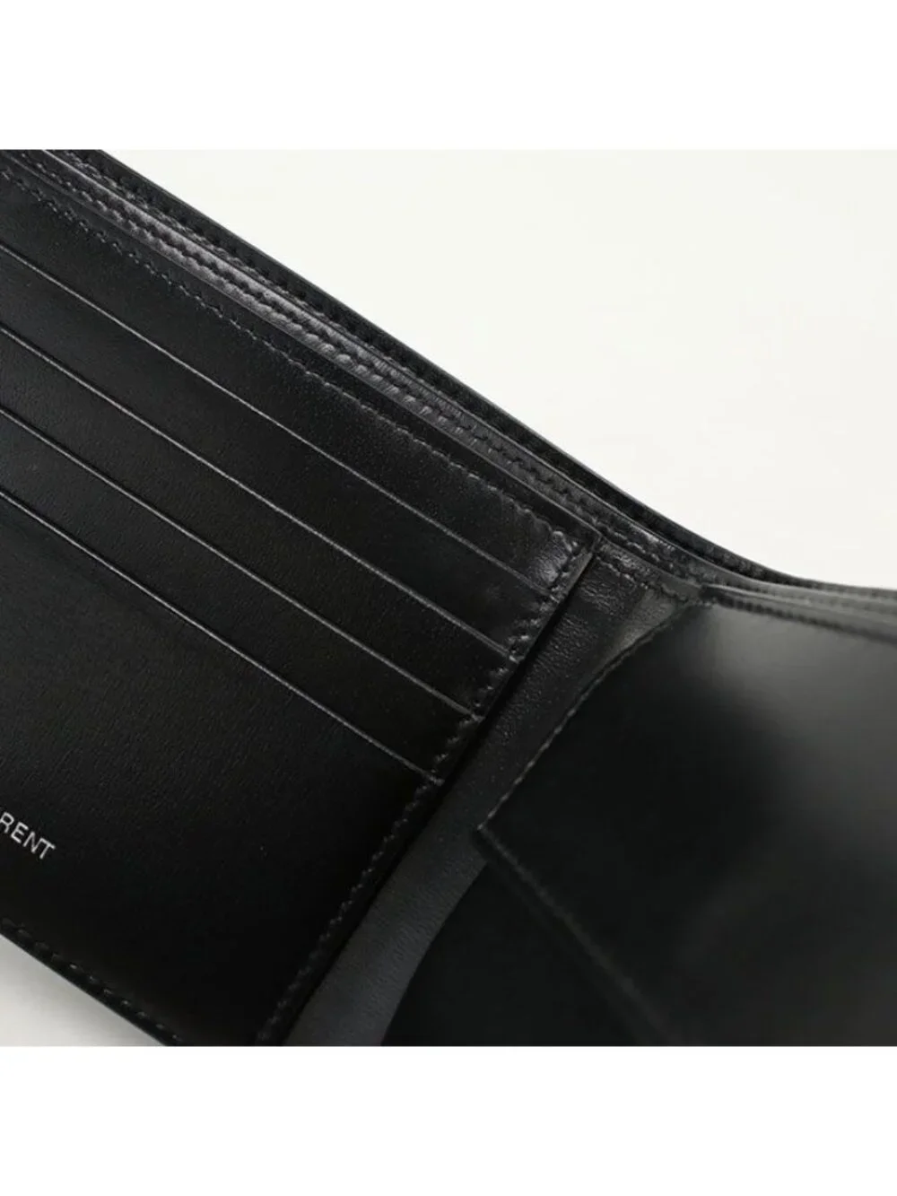 Saint Laurent Wallet with Coin Pass TinY Cassandra East West Bifold Calf - Picture 8 of 8